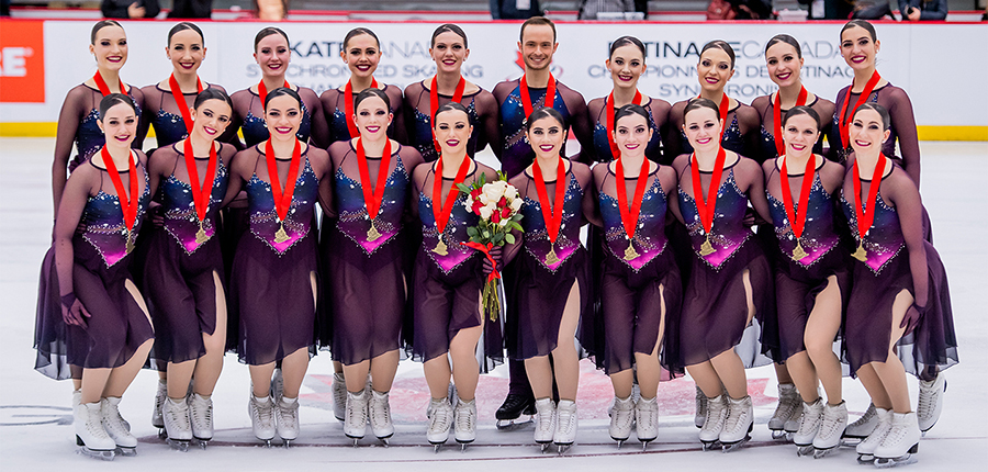 Les Suprêmes take senior crown at 2020 Skate Canada Synchronized Skating Championships