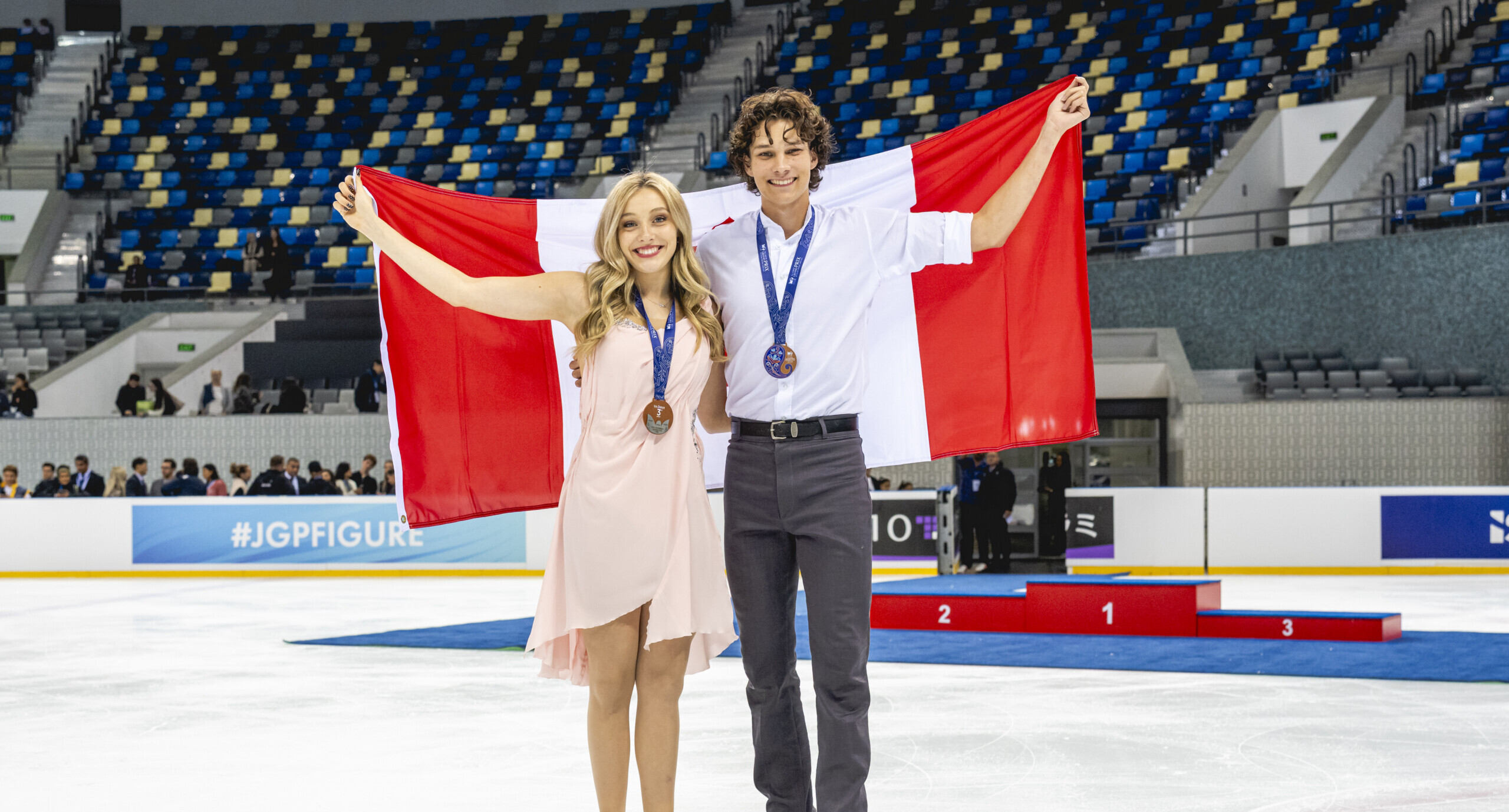 Summer Homick and Nicholas Buelow Take Bronze at ISU Junior Grand Prix in Baku