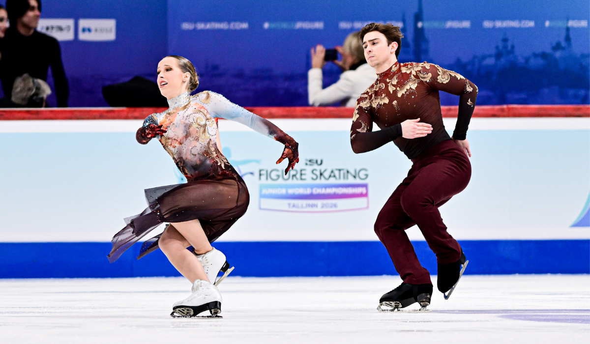 Fourth-Place Finish for Veillon and Brandys at 2026 ISU Junior World Figure Skating Championships